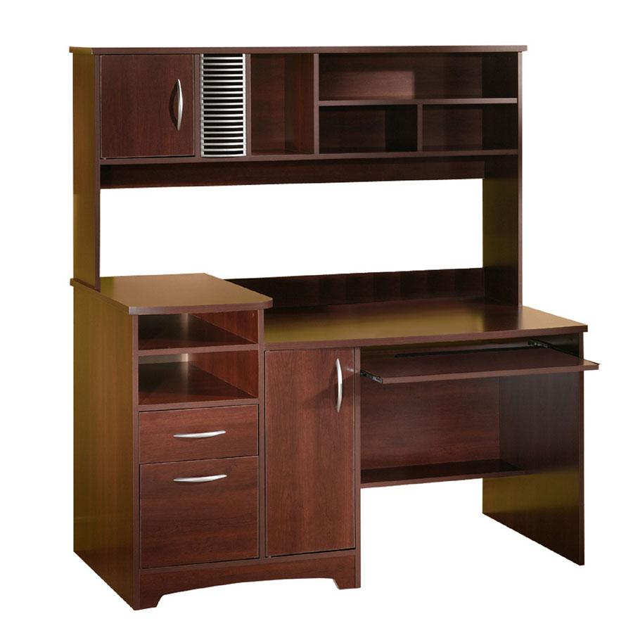 South Shore Squared Royal Cherry Computer Desk