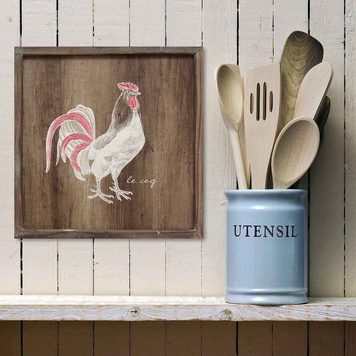 Stratton Home Decor Rooster Wall Art - Multi