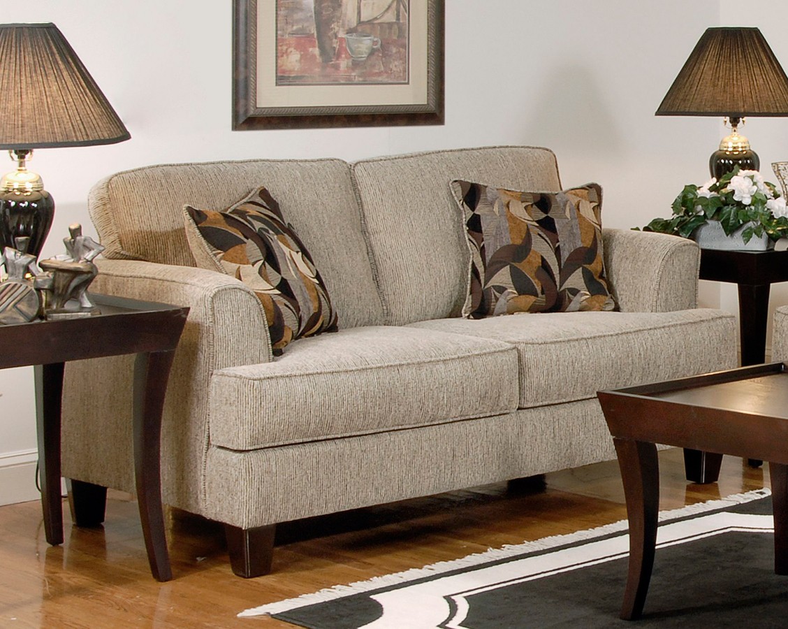 Serta Upholstery Tribeca Love Seat Soprano Beige