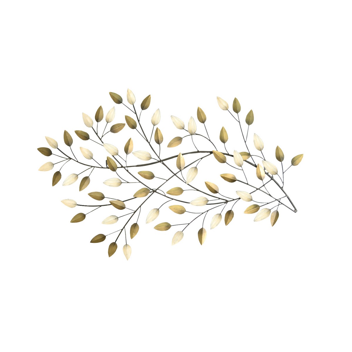 Stratton Home Decor Blowing Leaves - Gold/Beige