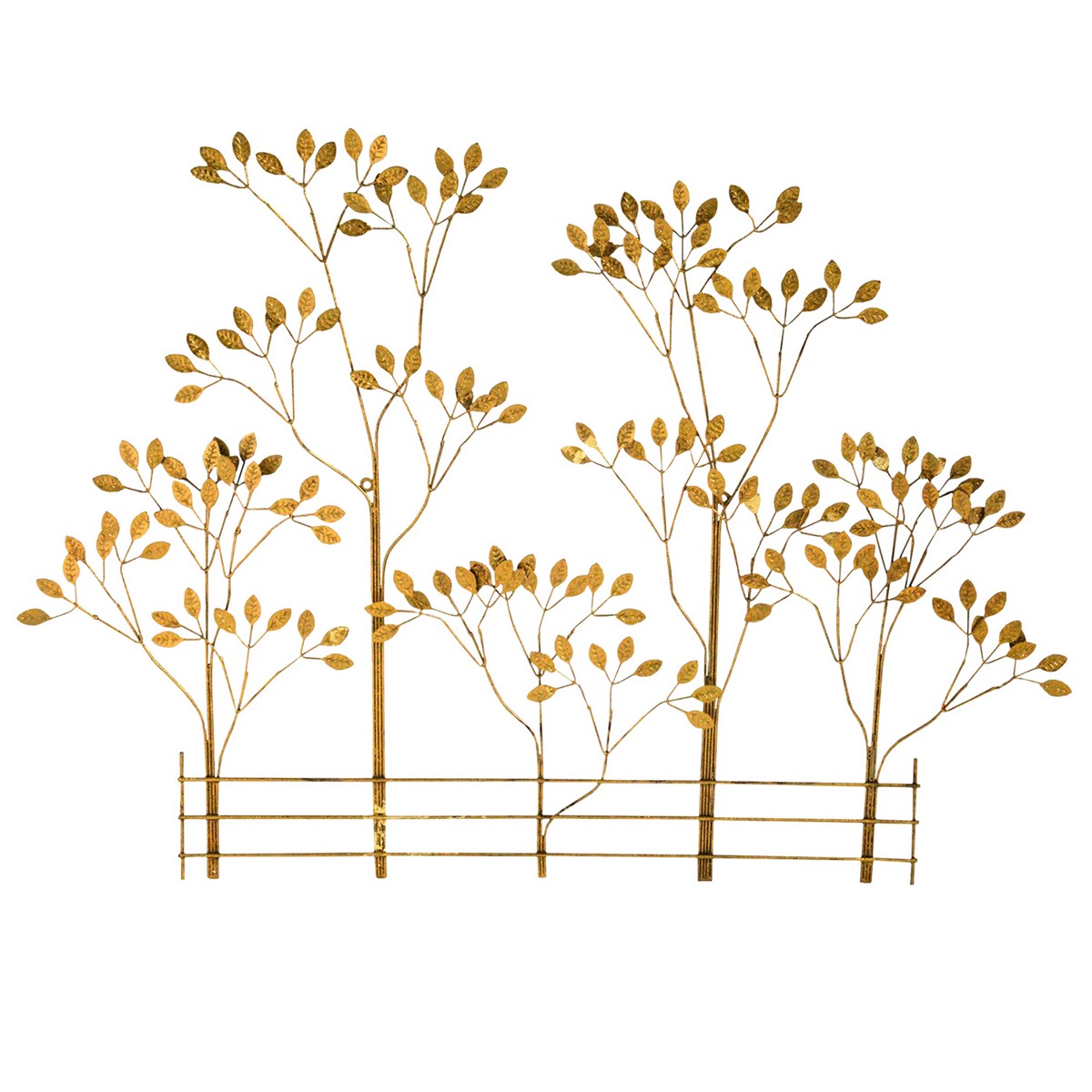 Stratton Home Decor Elegant Trees Wall Decor - Gold