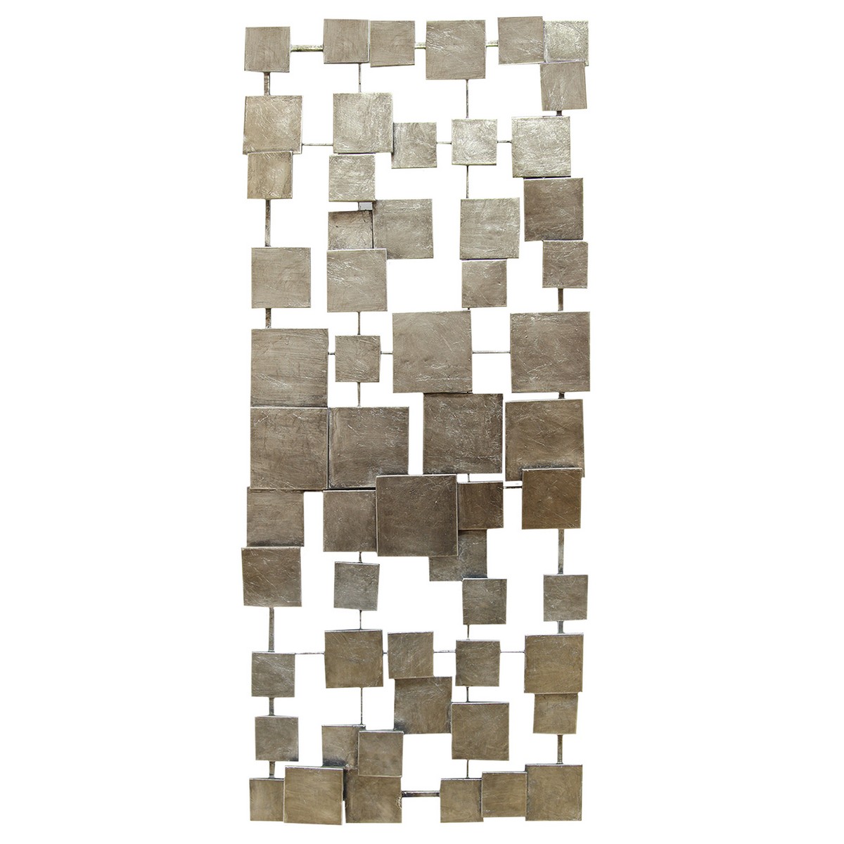 Stratton Home Decor Geometric Tiles Wall Decor Champagne SHD0211 at