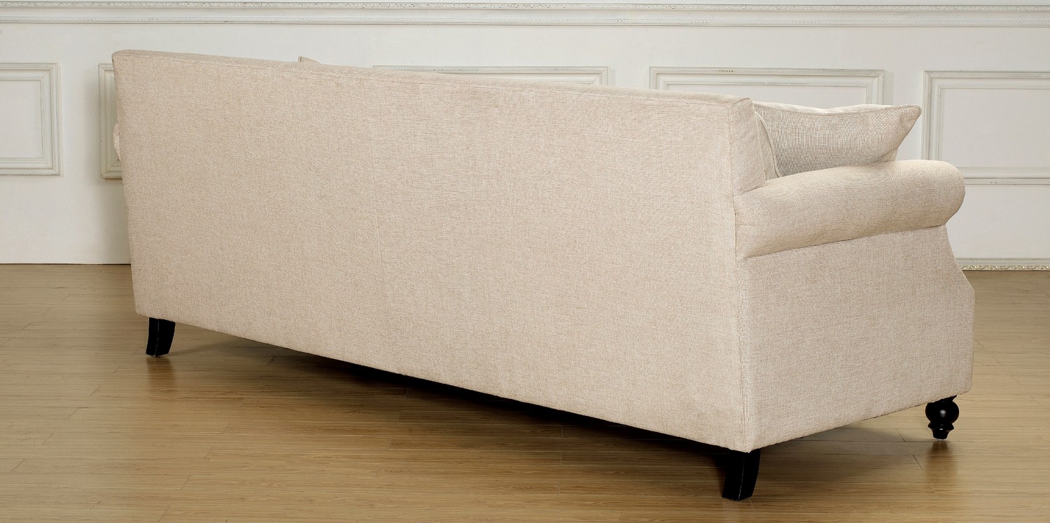 TOV Furniture Camden Beige Linen Sofa