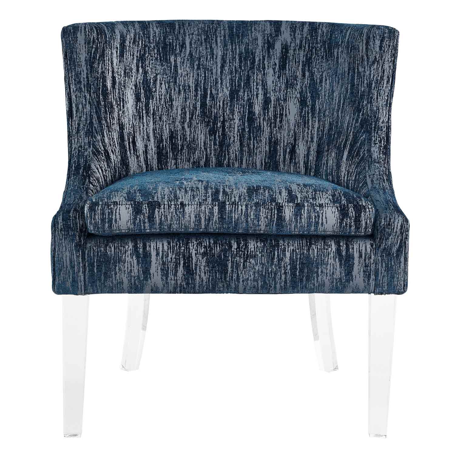 TOV Furniture Myra Velvet Chair - Blue