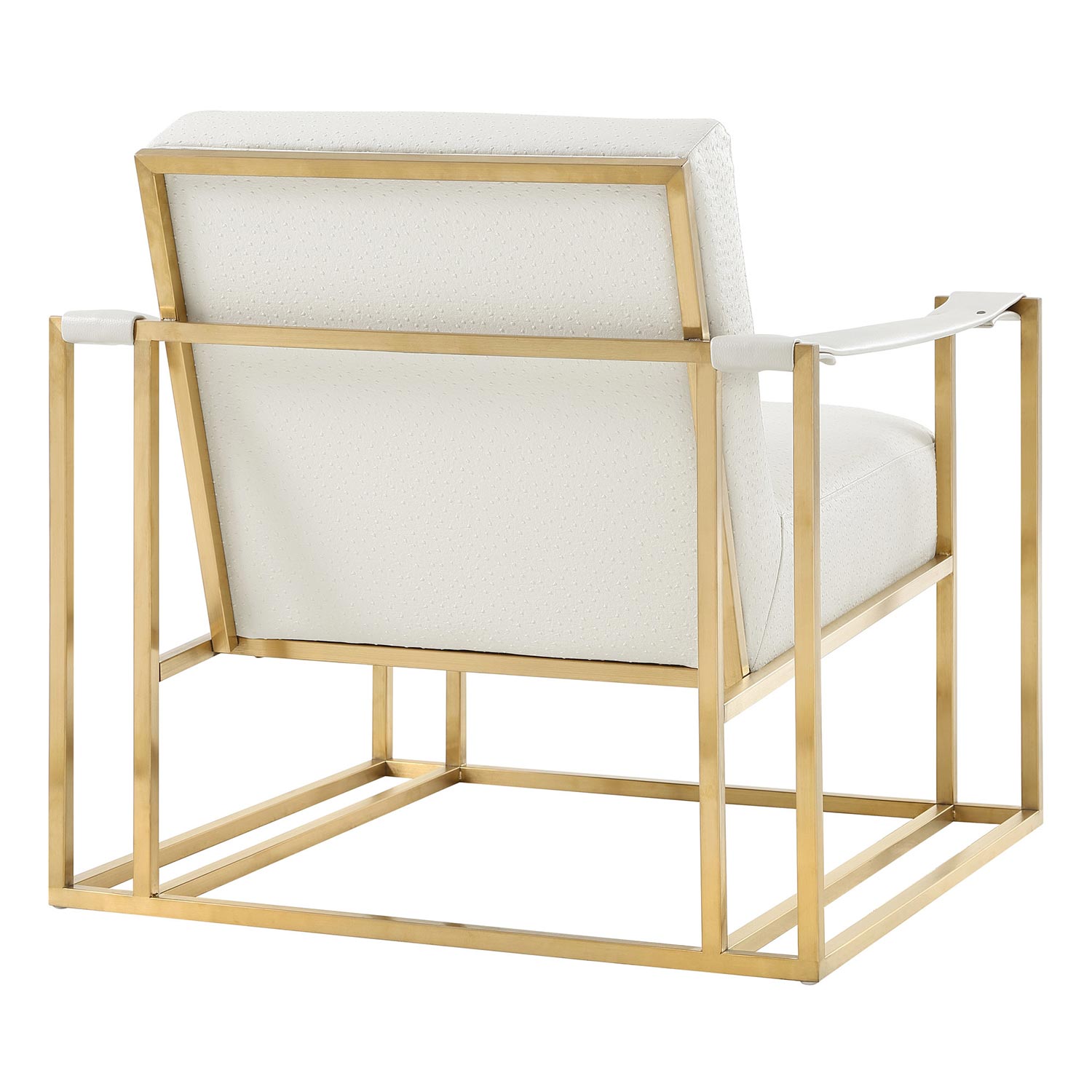 TOV Furniture Baxter Ostrich Print Chair - Cream