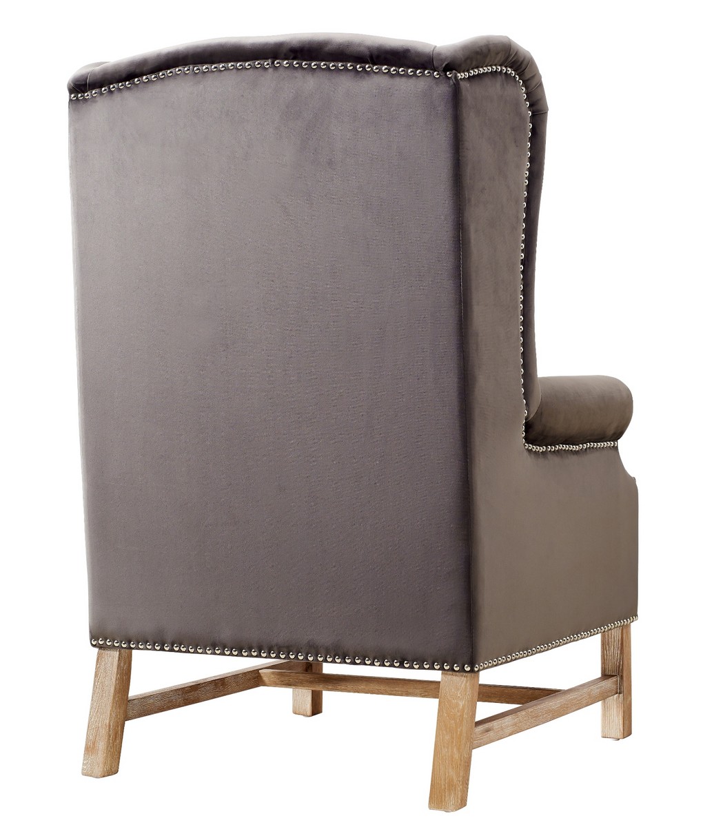 TOV Furniture Nora Navy Velvet Chair