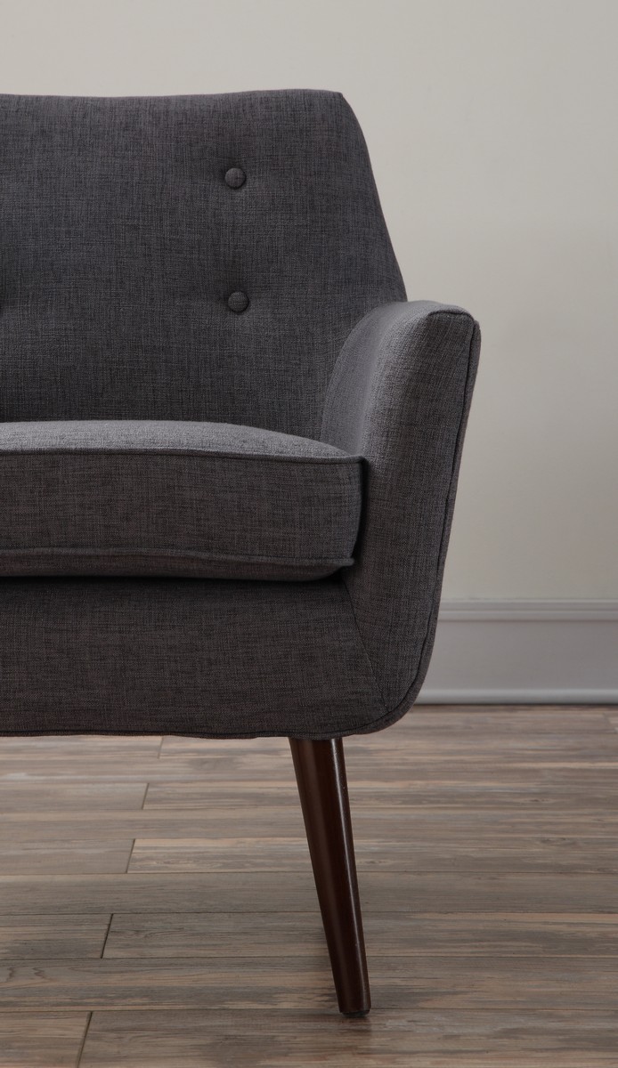 TOV Furniture Clyde Grey Linen Chair