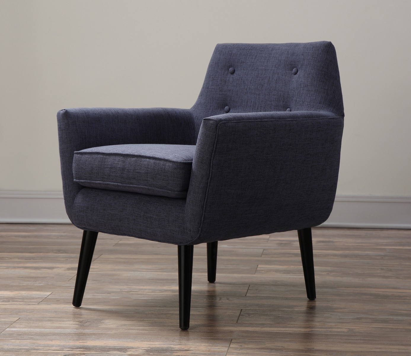 TOV Furniture Clyde Navy Linen Chair