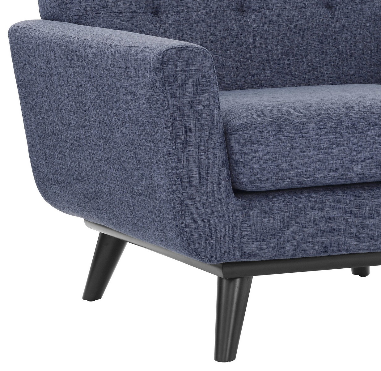 TOV Furniture James Blue Linen Chair