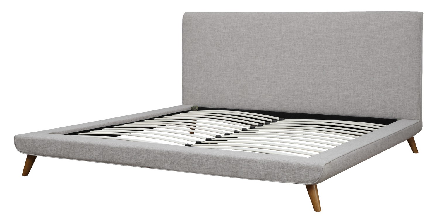 TOV Furniture Nixon Beige Linen Bed