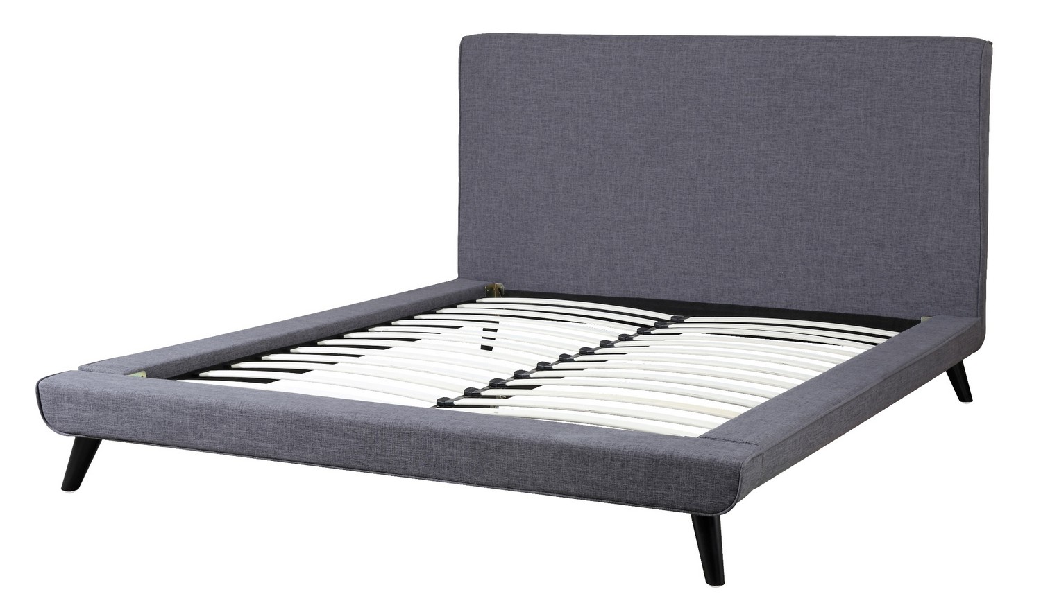 TOV Furniture Nixon Grey Linen Bed