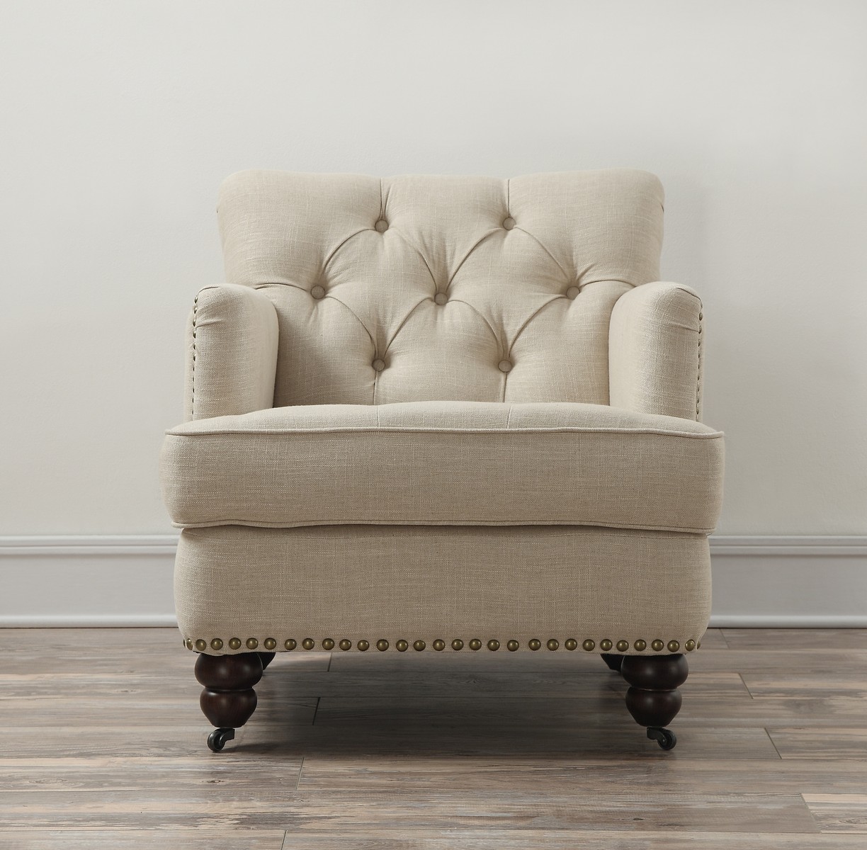 TOV Furniture Felicity Beige Linen Chair
