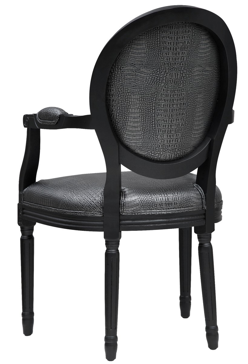 TOV Furniture Philip Croc Arm Chair