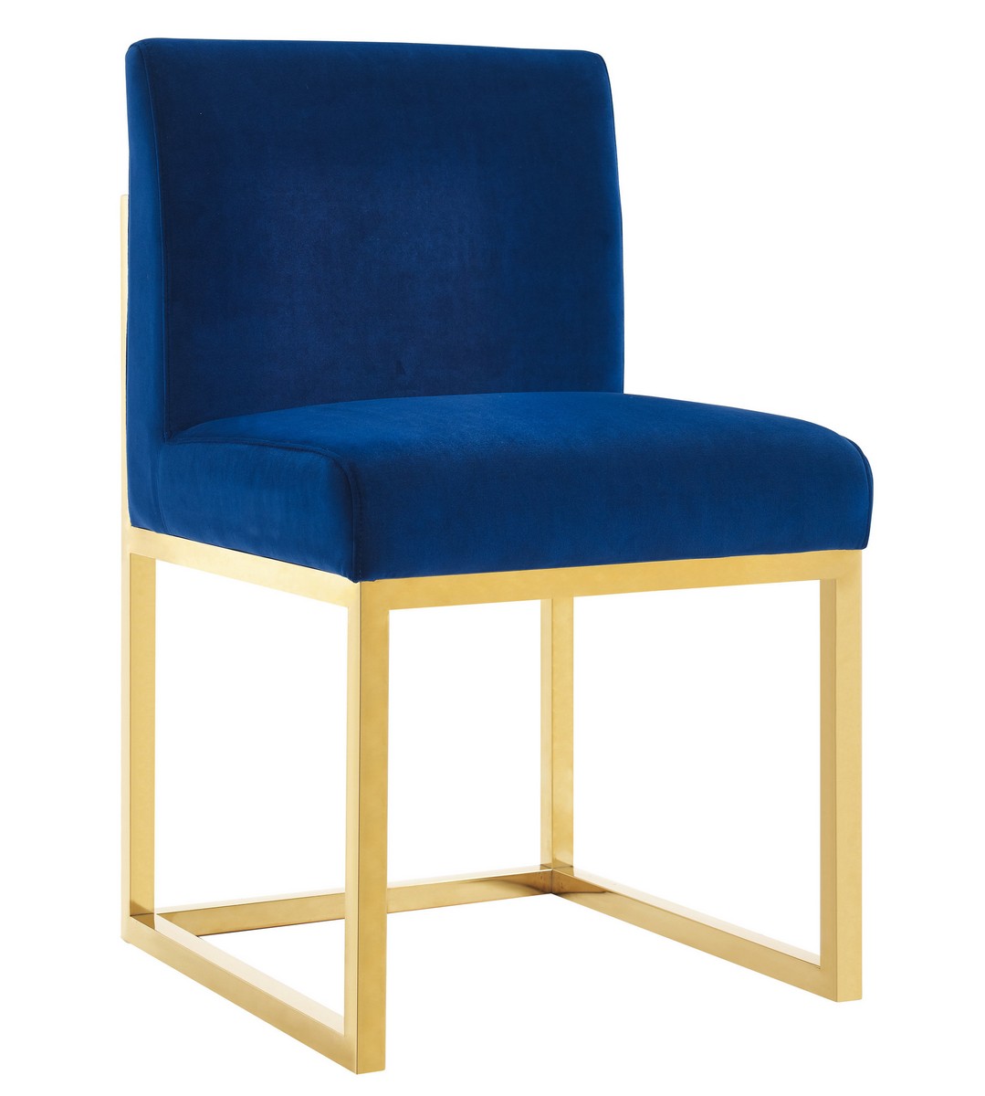TOV Furniture Haute Navy Velvet Chair