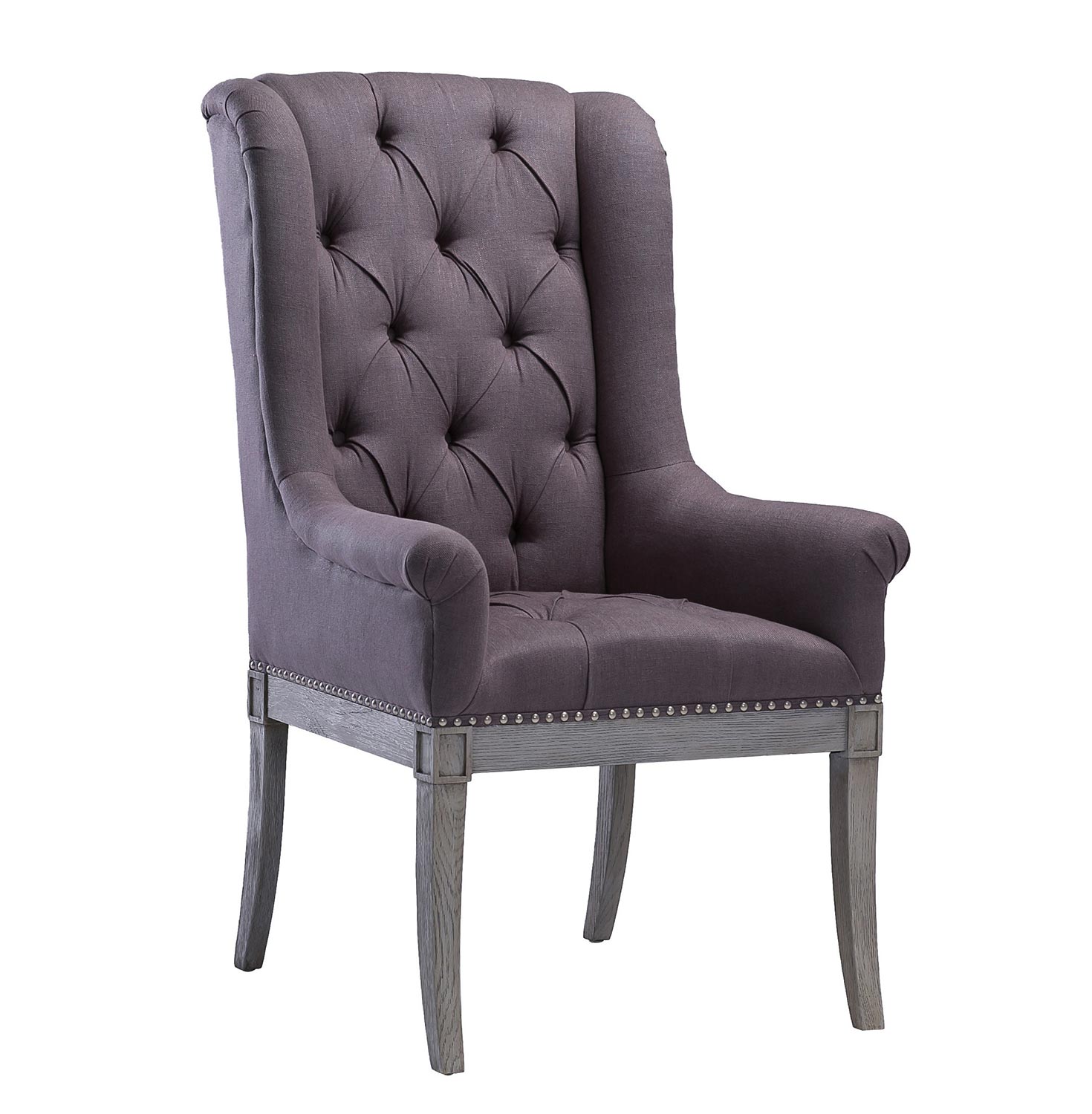 TOV Furniture Addington Arm Chair - Grey
