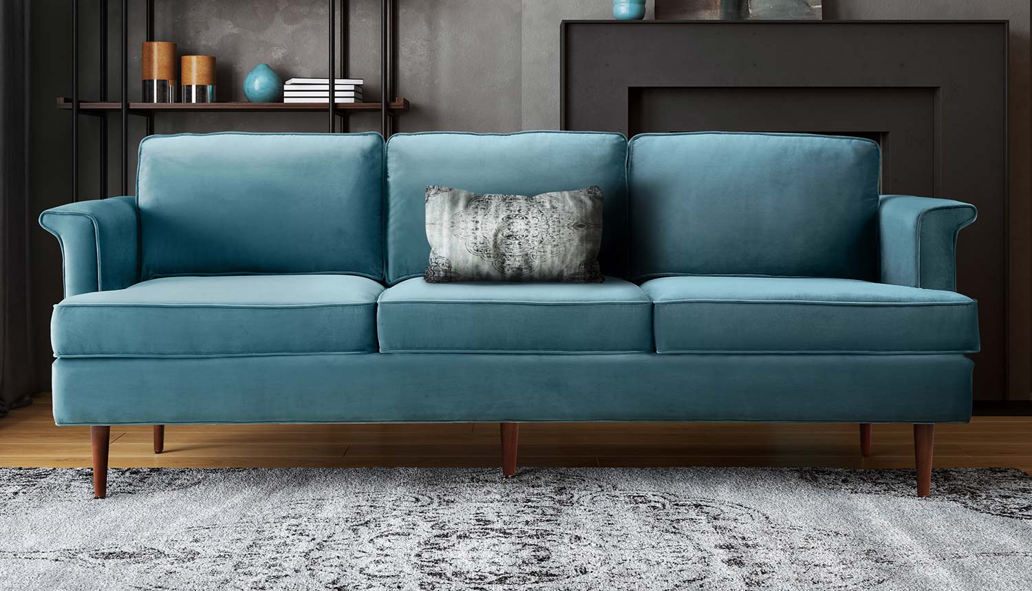 TOV Furniture Porter Sofa - Blue