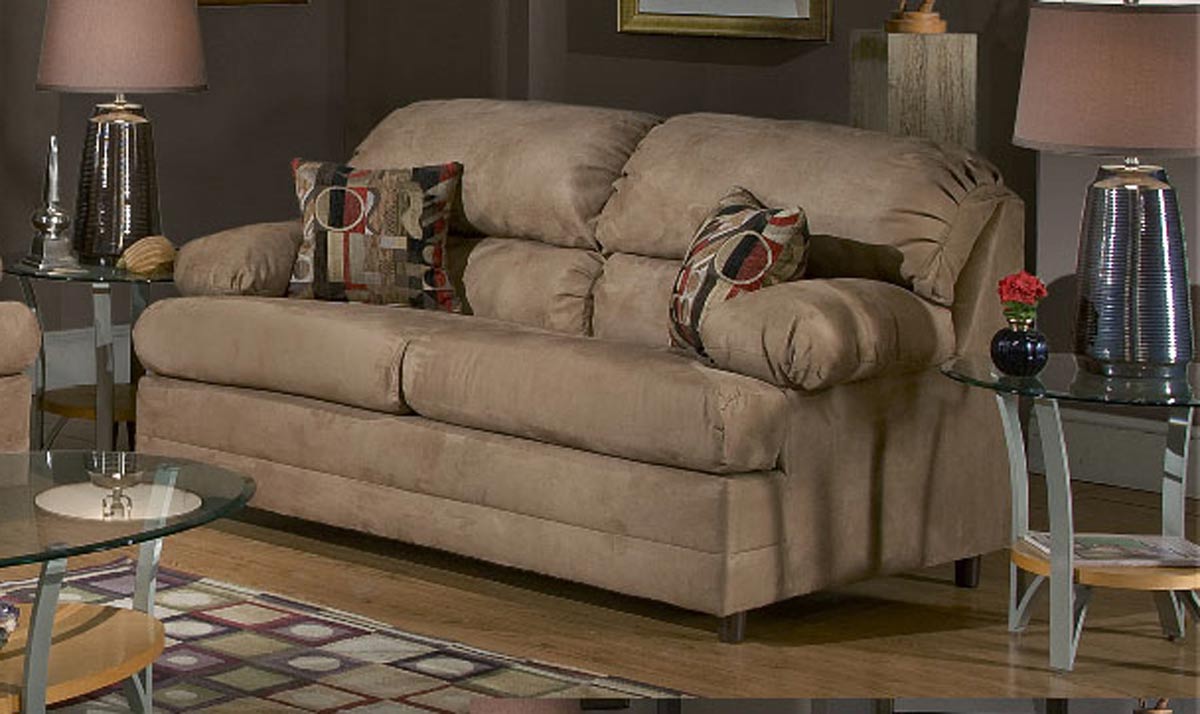 Triad Upholstery Clara Sofa Set - Bulldozer Mocha 6525-SLC-BM-Set At ...