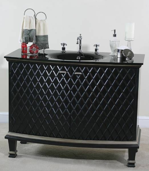 Ultimate Accents Raven Black Vanity