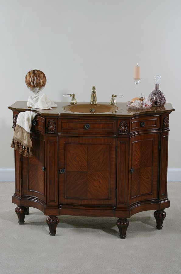 Ultimate Accents Cherry Burl Vanity