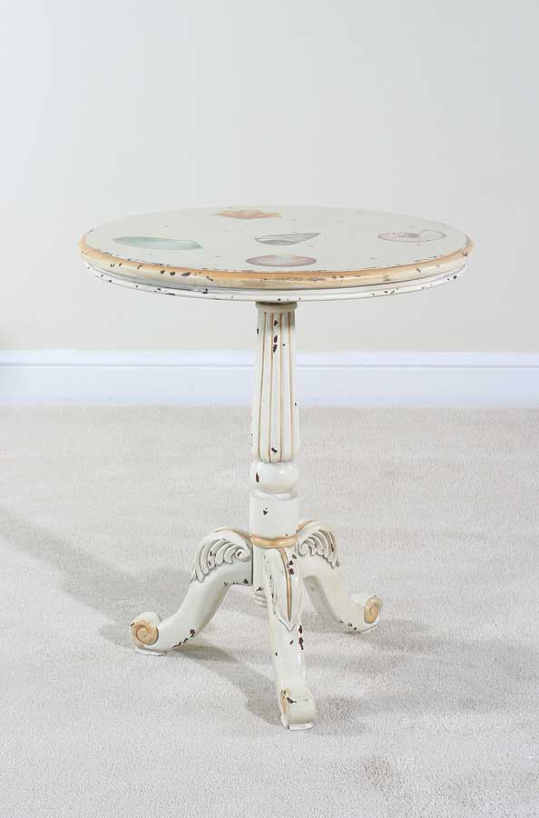 Ultimate Accents Sandtiques Pedestal End Table