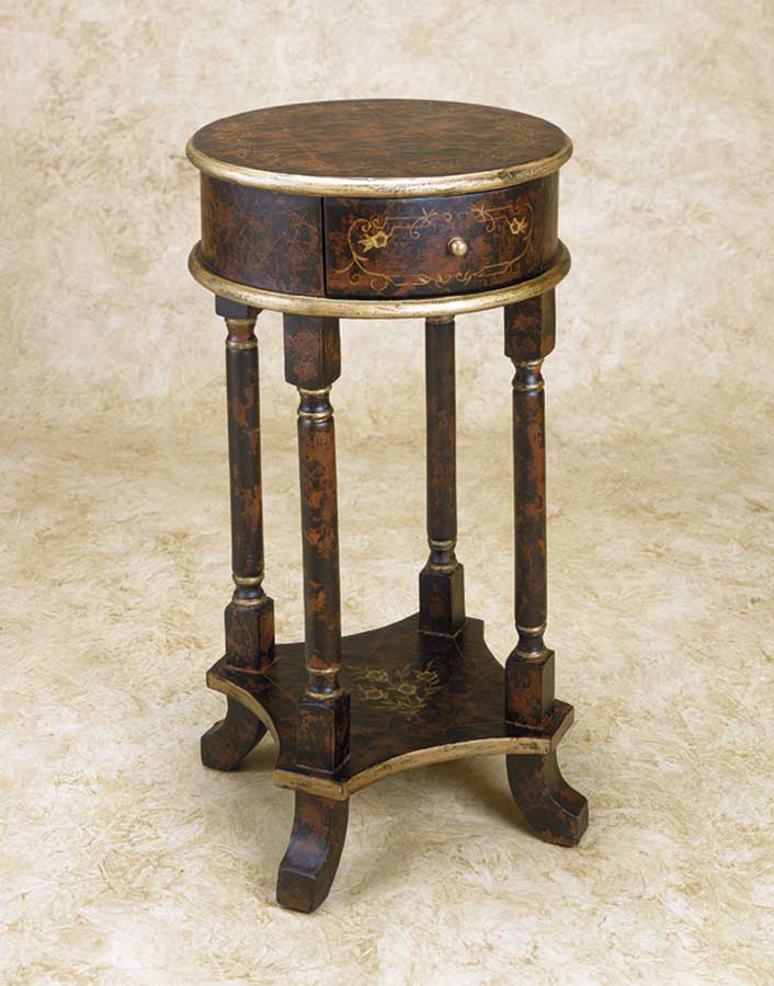 Ultimate Accents Leon Round End Table 28506ET at