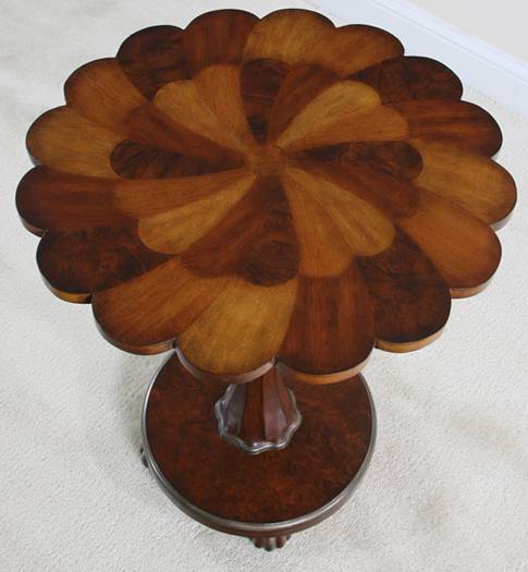 Ultimate Accents Preswick Marquetry End Table