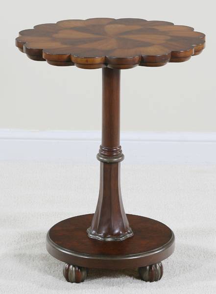 Ultimate Accents Preswick Marquetry End Table