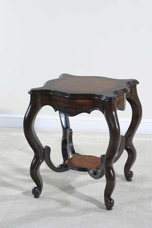 Ultimate Accents Caldwell Bow Leg End Table