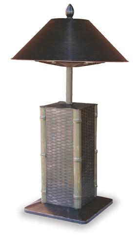 UniFlame Sumatra Electric Heater Table Lamp - Uniflame