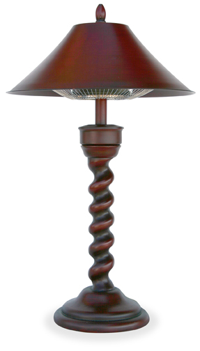 UniFlame New Orleans Electric Heater Table Lamp - Uniflame