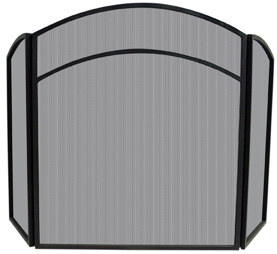 UniFlame 3 Fold Black Arch Top Screen - Uniflame