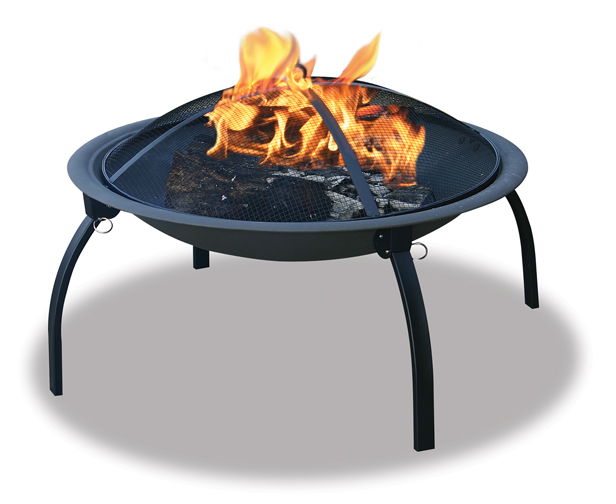 UniFlame 35 Inch Black Firebowl - Uniflame