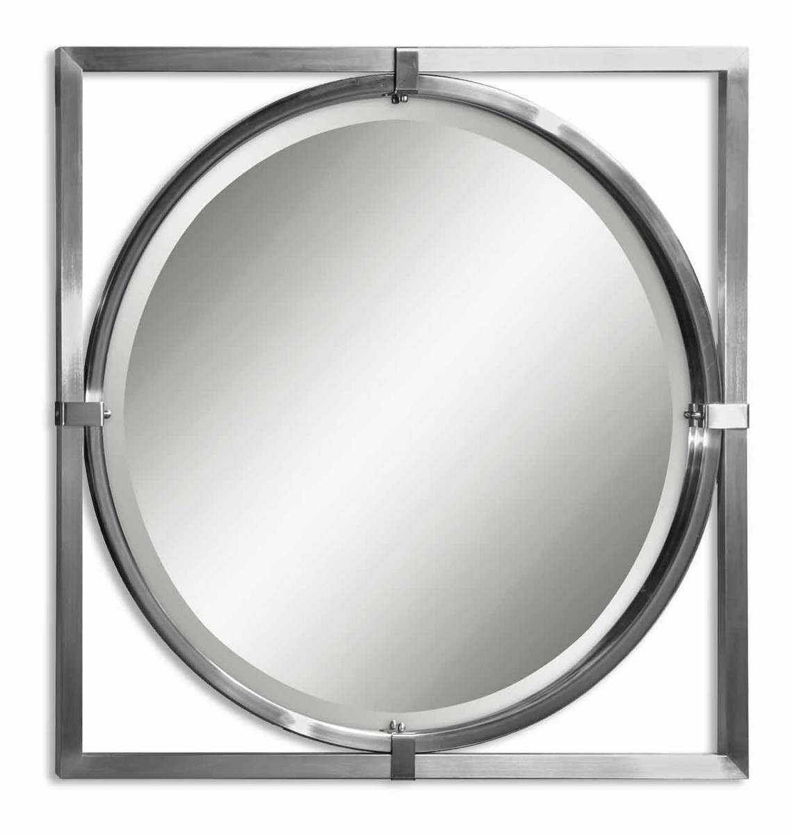 Uttermost Kagami Brushed Nickel Mirror