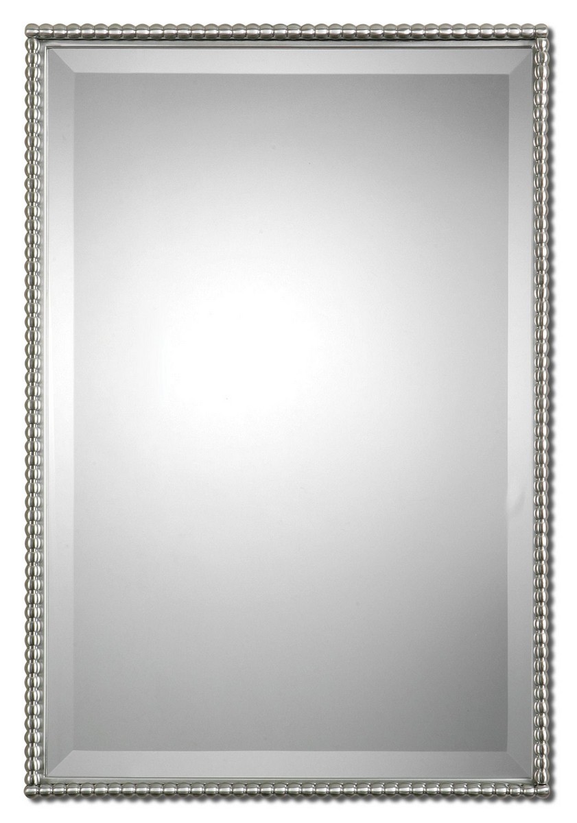 Uttermost Sherise Brushed Nickel Mirror