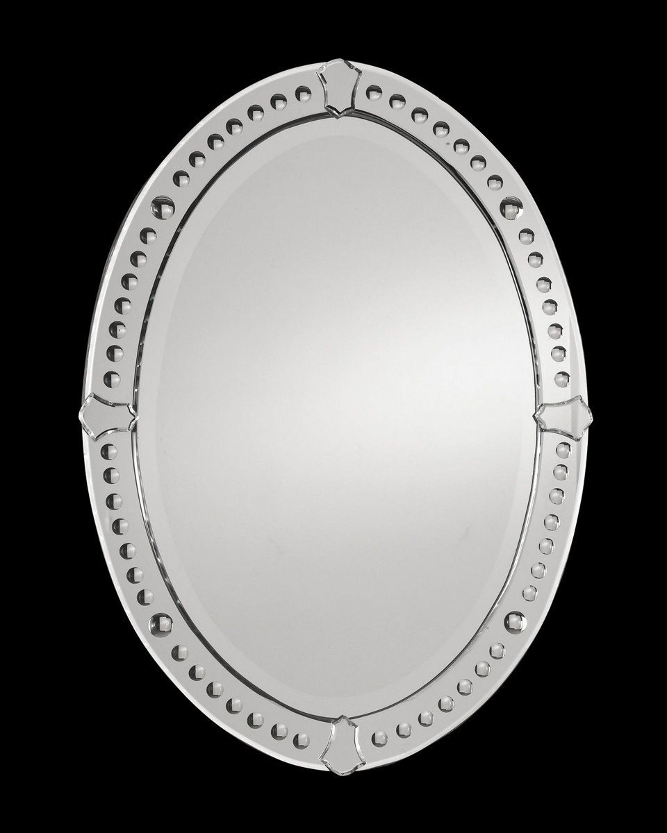 Uttermost Graziano Frameless Oval Mirror