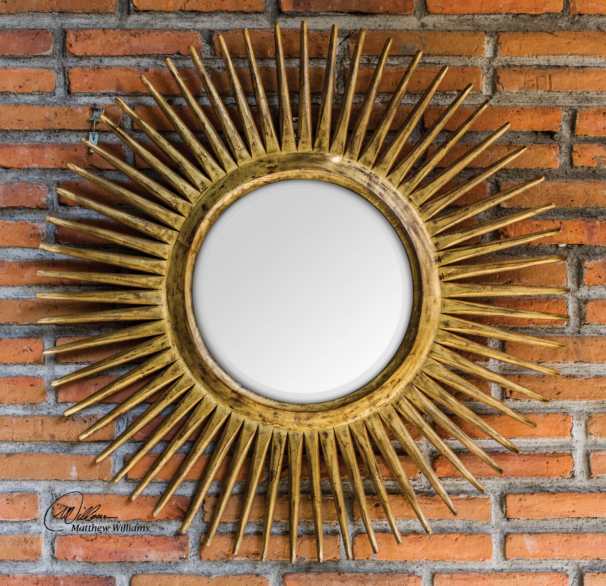 Uttermost Destello Gold Starburst Mirror