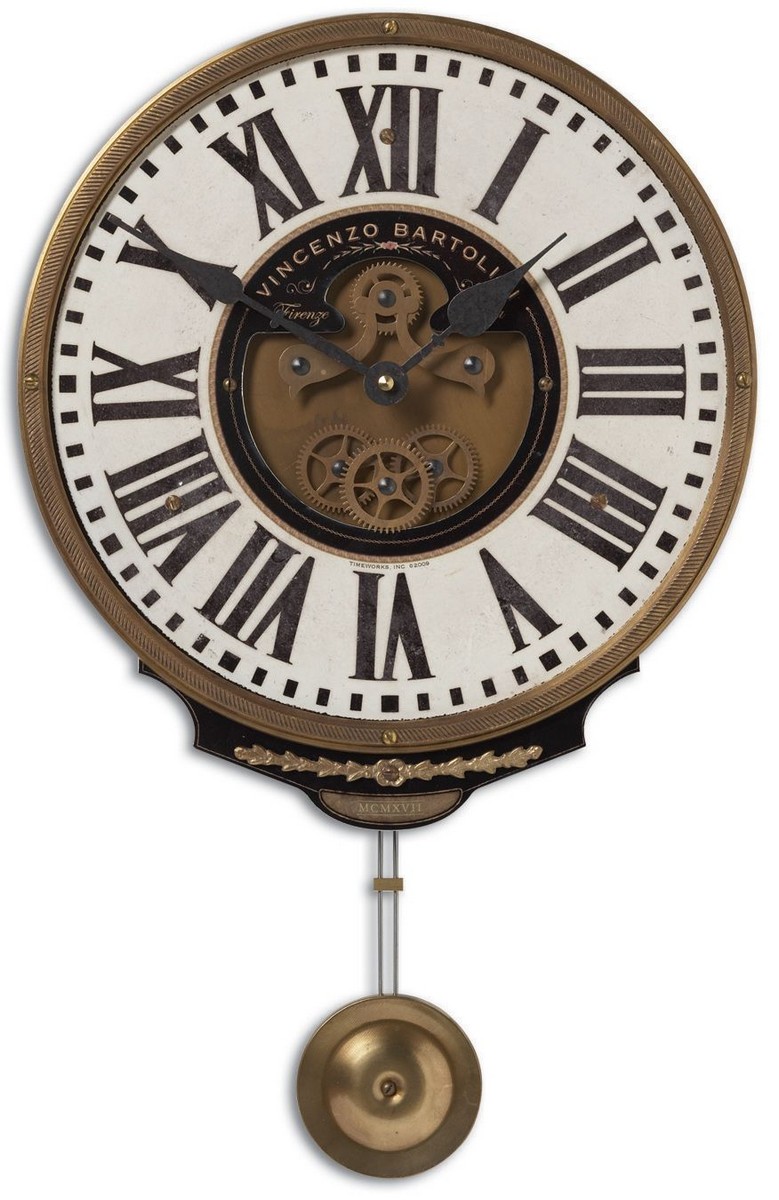 Uttermost Vincenzo Bartolini Cream Wall Clock