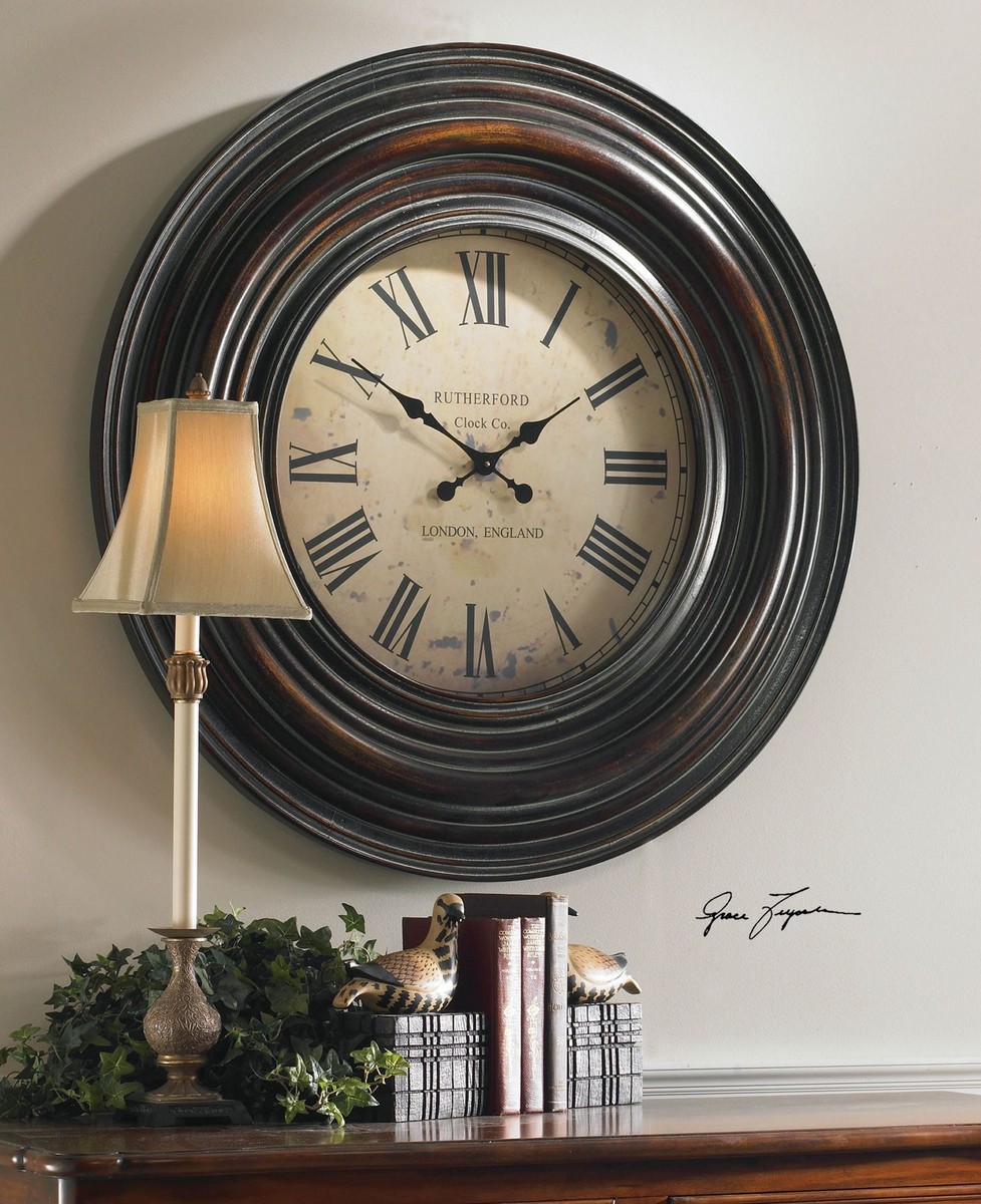 Uttermost Trudy 38 Wooden Wall Clock