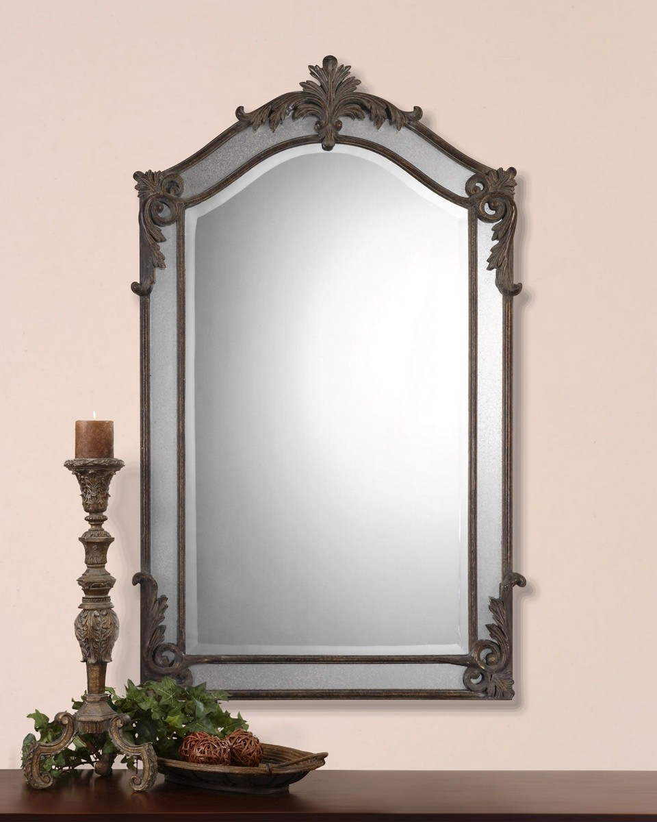 Uttermost Alvita Medium Metal Mirror