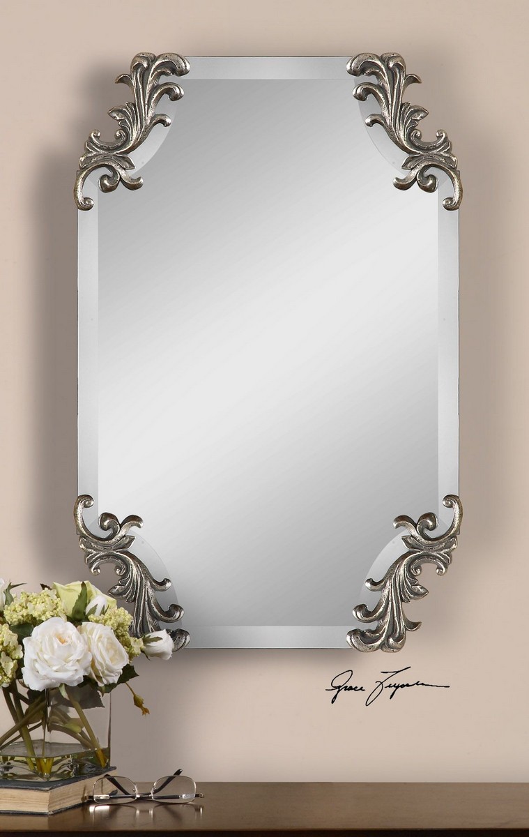 Uttermost Andretta Baruque Silver Mirror