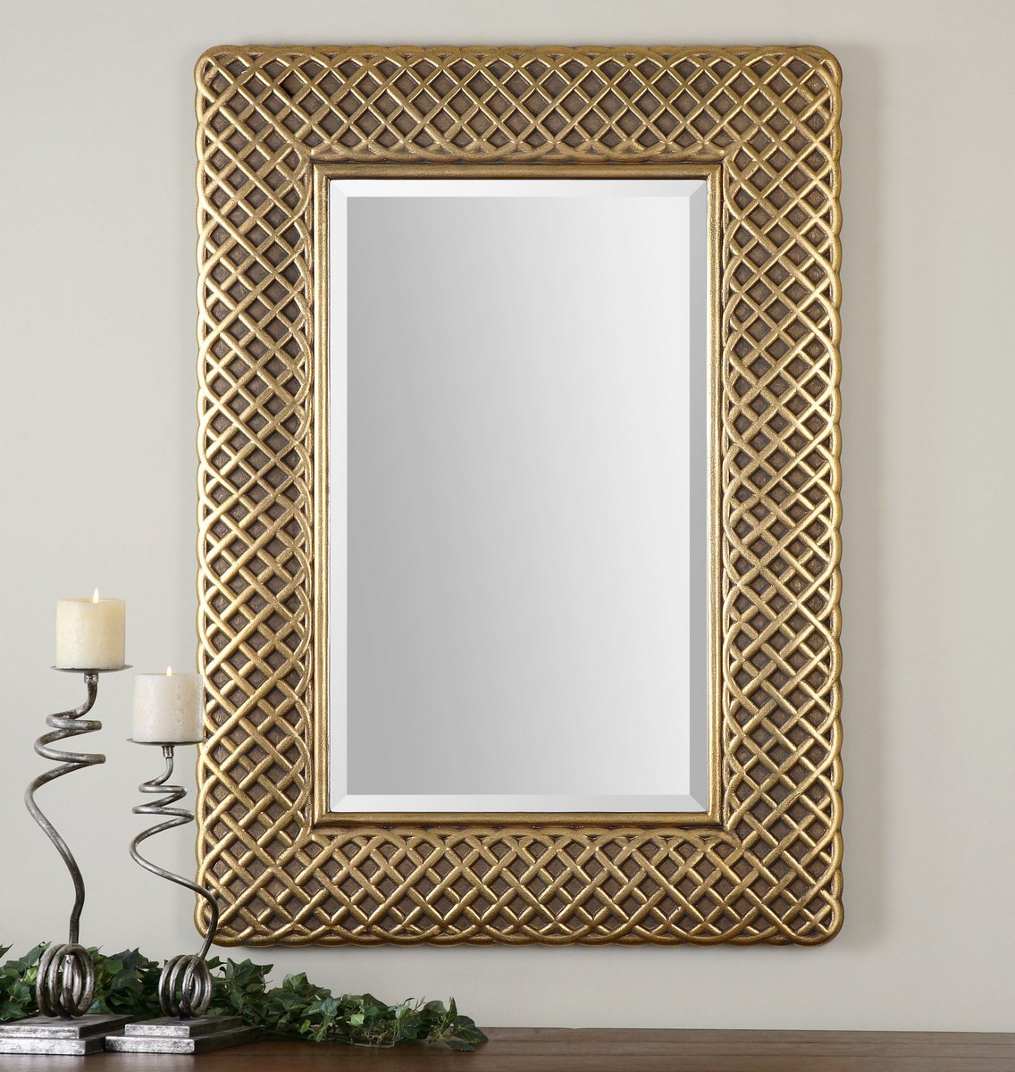 Uttermost Carressa Gold Mirror