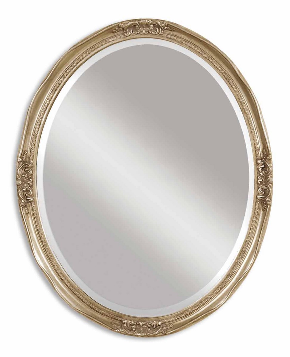 Uttermost Newport Oval Silver Mirror