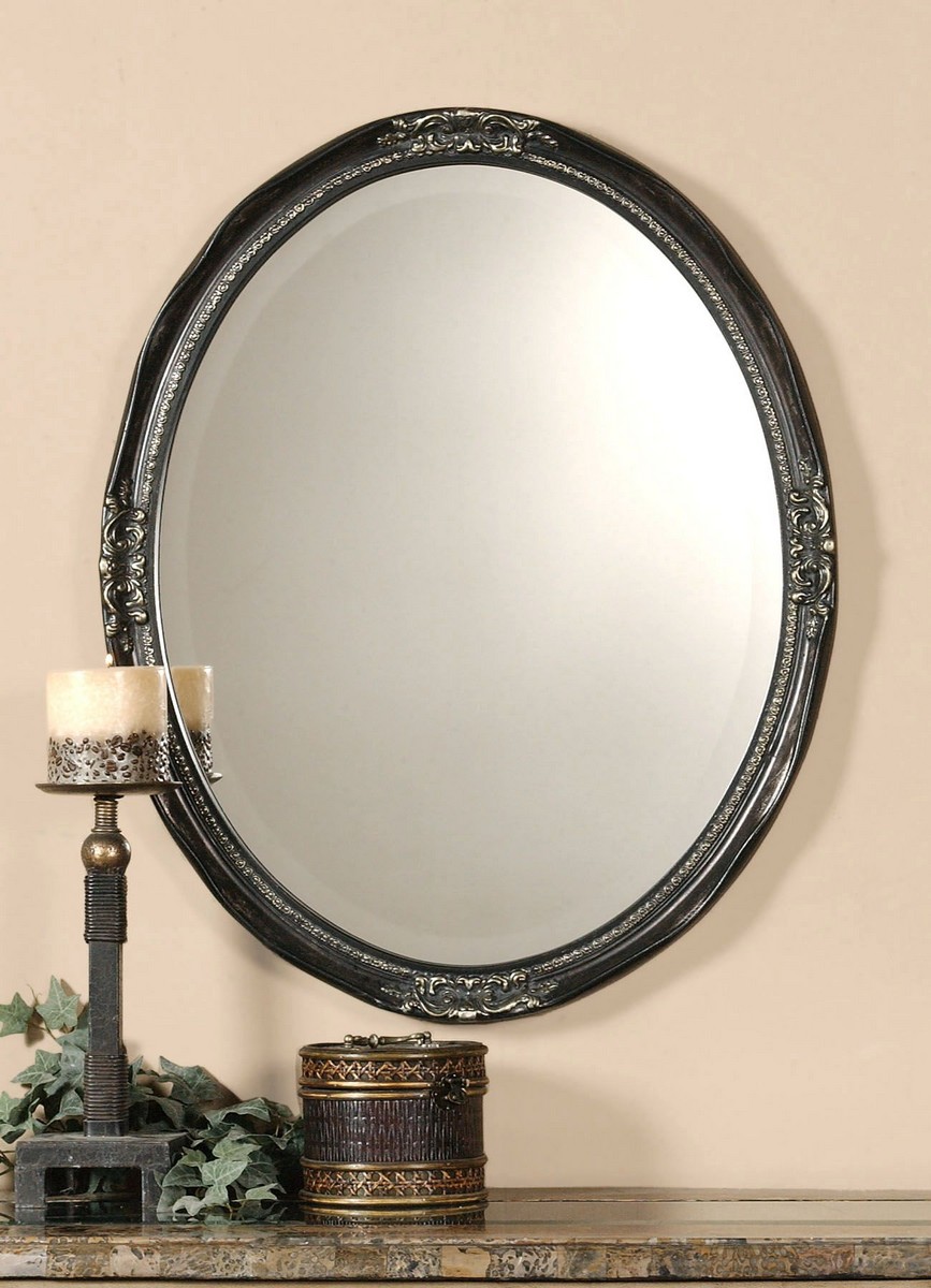 Uttermost Newport Oval Bronze Mirror