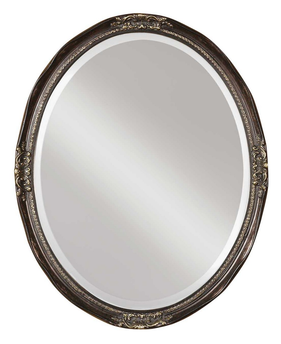 Uttermost Newport Oval Bronze Mirror