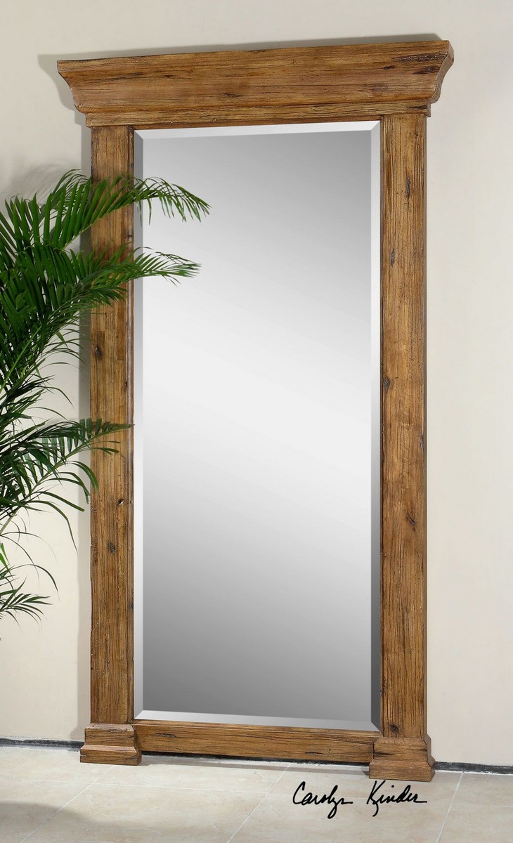 Uttermost Letcher Antique Wood Mirror