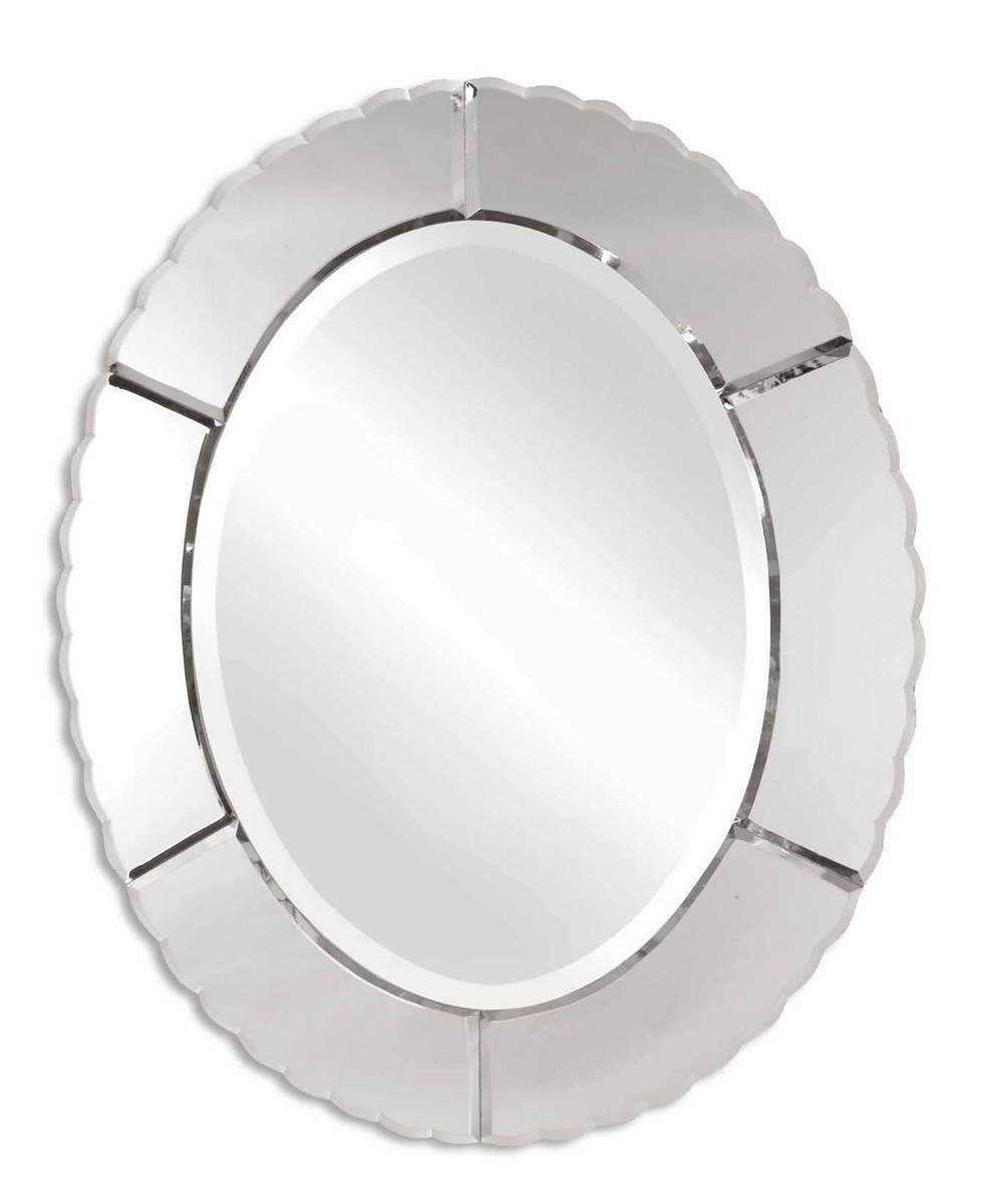 Uttermost Evana Frameless Oval Mirror