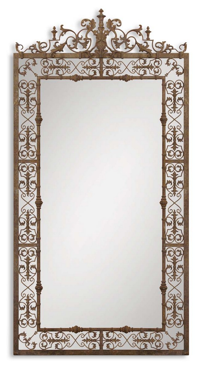 Uttermost Varese Distressed Brown Mirror