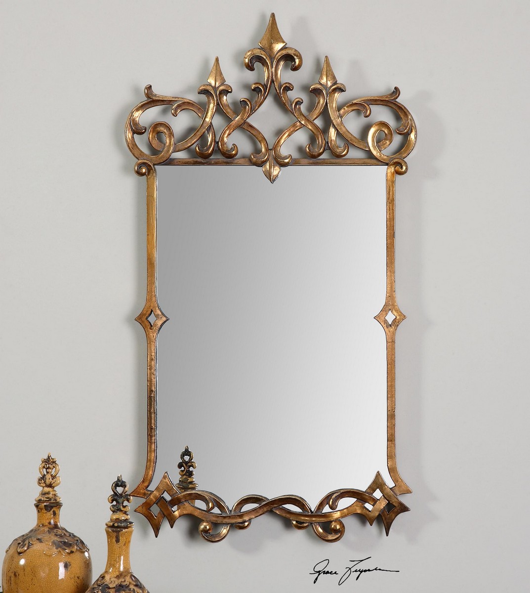 Uttermost Mirandela Gold Mirror