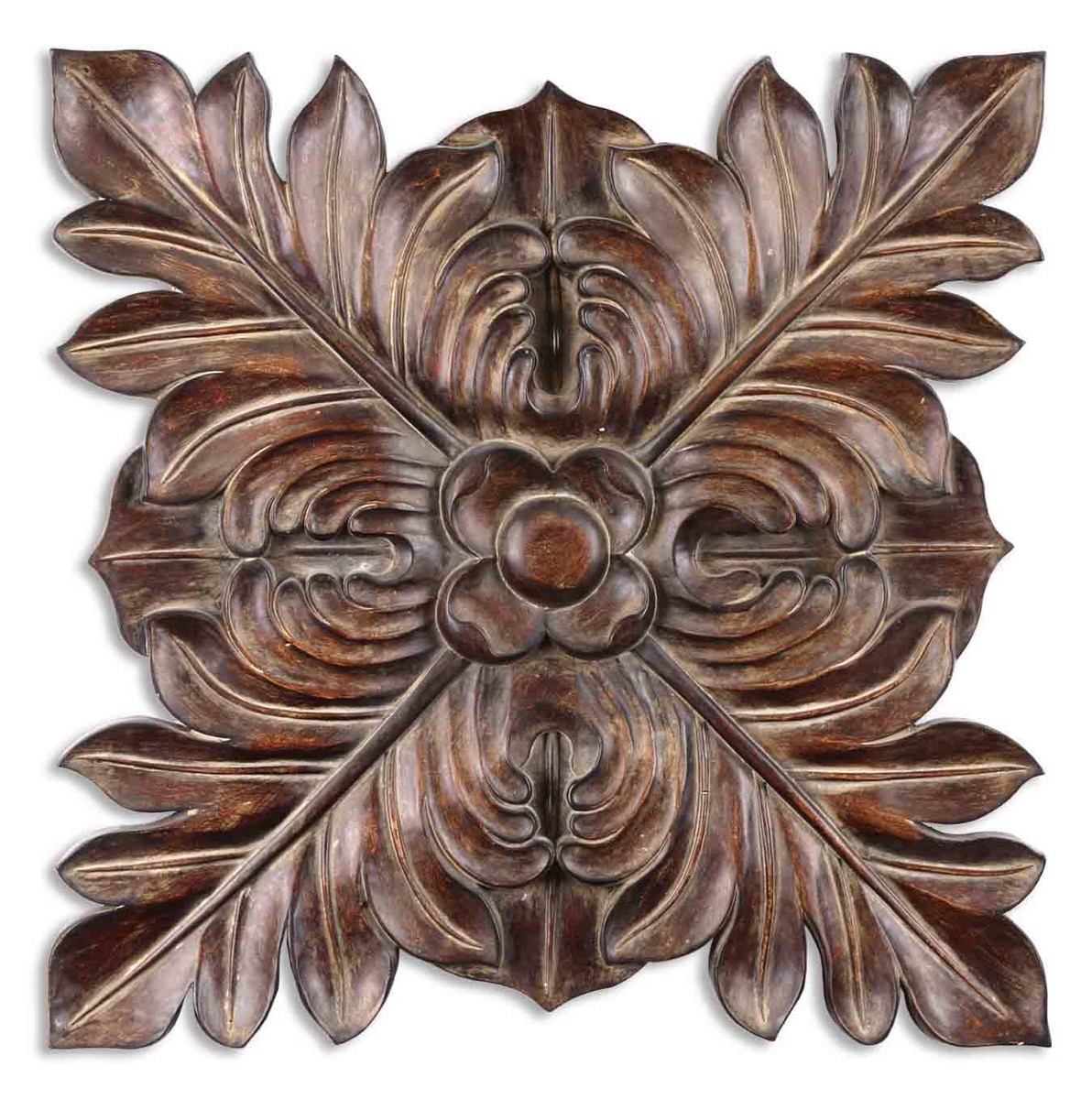 Uttermost Four Leaves Decorative Wall Plaque