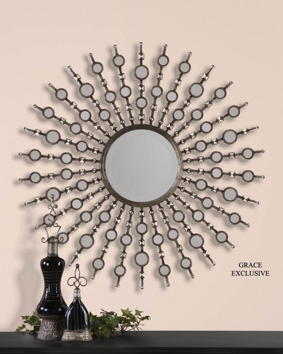 Uttermost Kimani Antique Silver Mirror